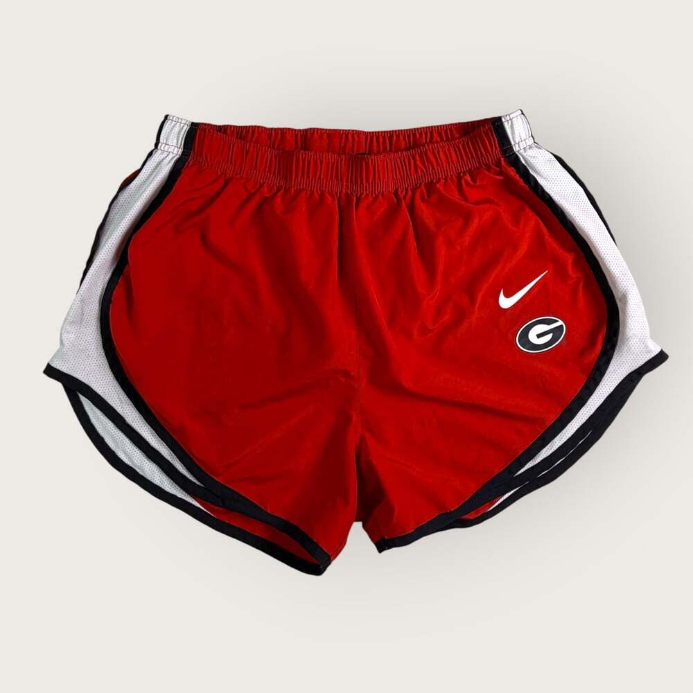 Nike Georgia Bulldogs UGA Dri-FIT Tempo Running Shorts Red Women's Size M